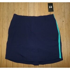 Womens Under Armour UA Links‎ SZ 8 Woven Skort~BLUE~NWT